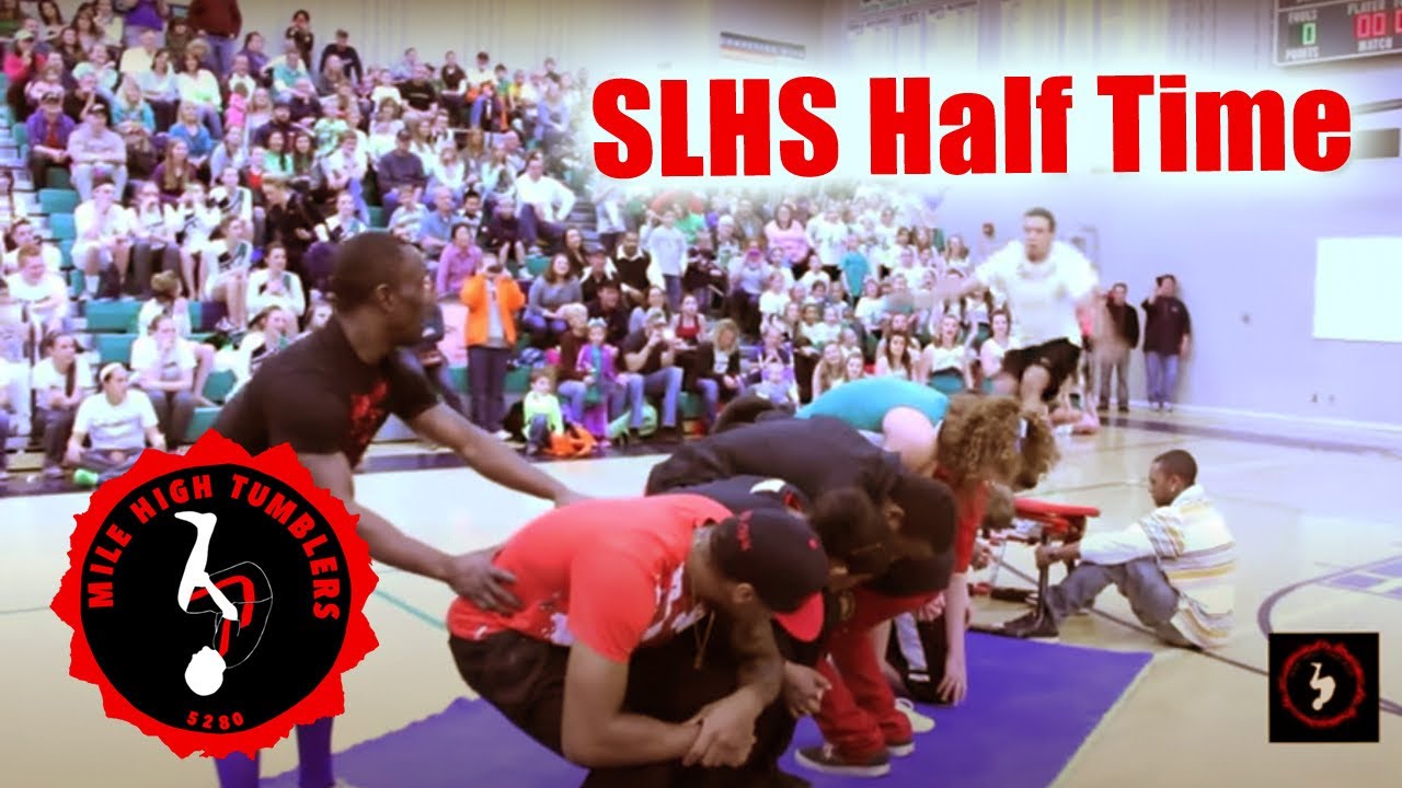 Mile High Tumblers During Half Time At Standley Lake High School