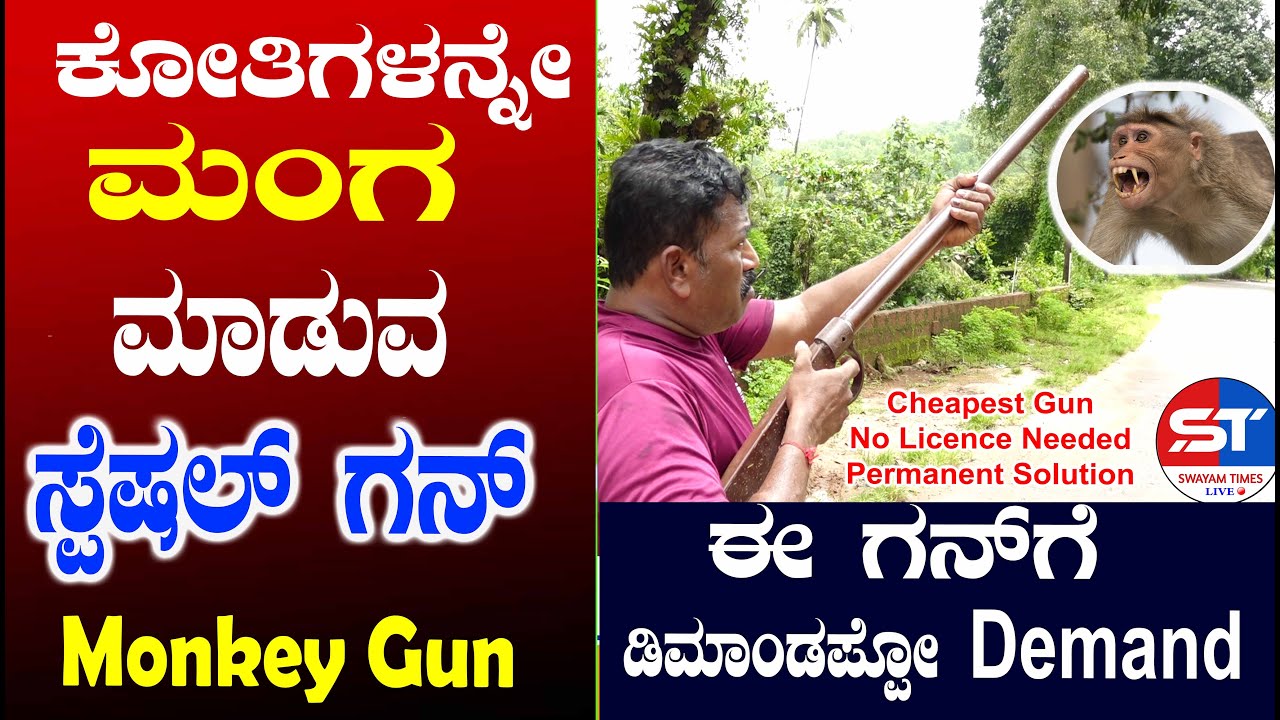 India's No.1 Monkey Trap Special Gun | How to chase monkeys easily | how to chase or trap monkeys