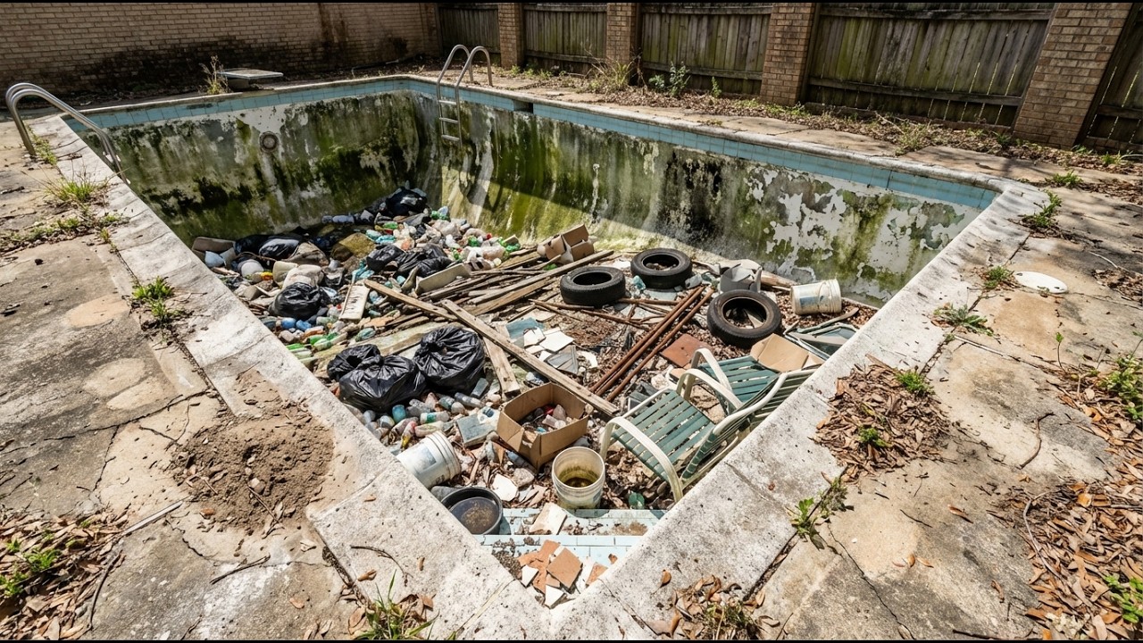 Abandoned Backyard Pool Restoration