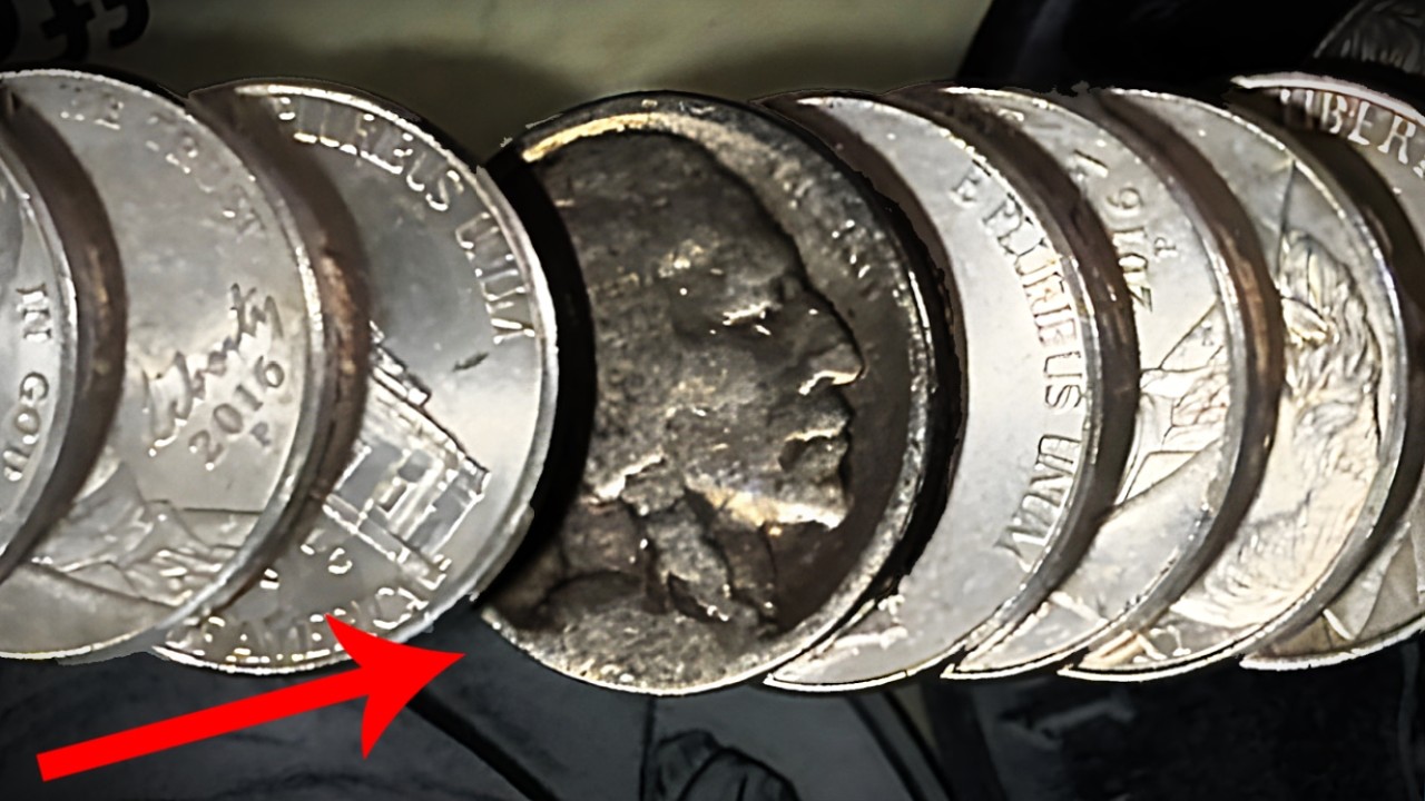DO YOU SEE IT? Coin Roll Hunting Nickels For RARE COINS!