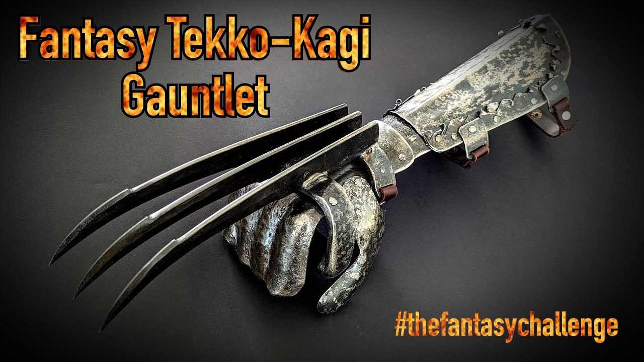 Фэнтезийные рукавицы Текко-Каги — #thefantasychallenge 2022