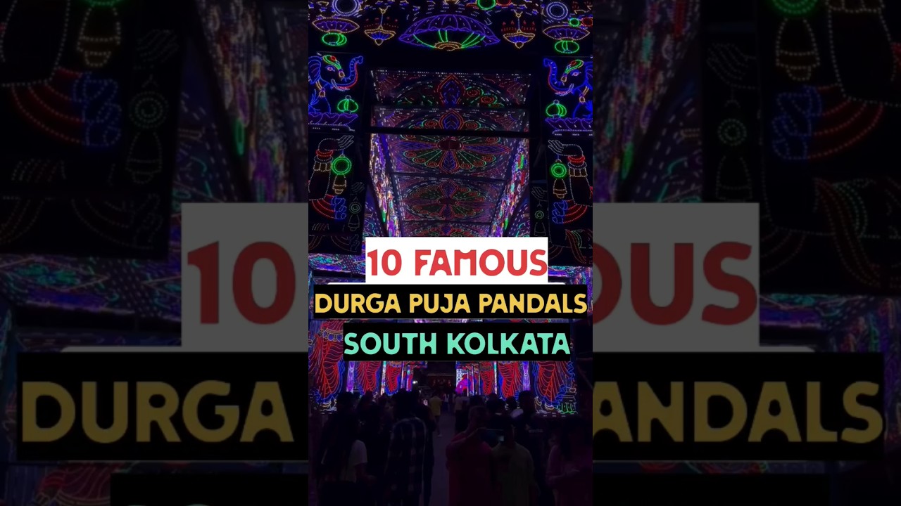 South Kolkata Top 10 Durga Puja Pandal 2024 | Top 10 Durga Puja Pandal in Kolkata | Durga Puja 2024
