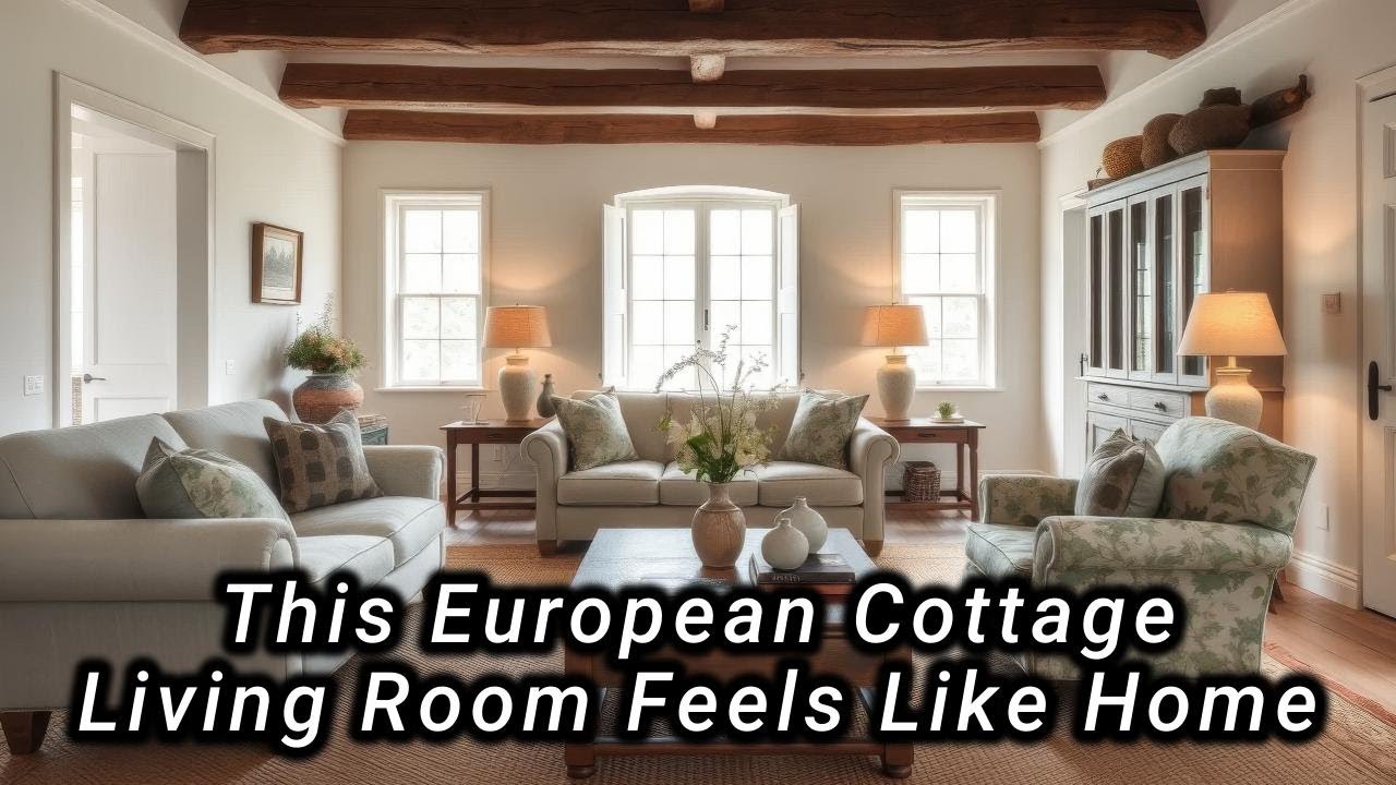 European Cottage Living Room Tour ✨ Timeless French, English & American Country Elegance