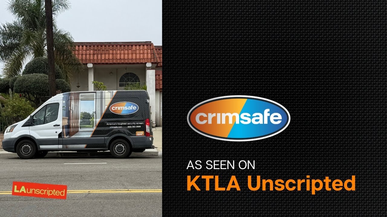 KTLA Unscripted: Crimsafe - The Strongest Security Screens in the USA