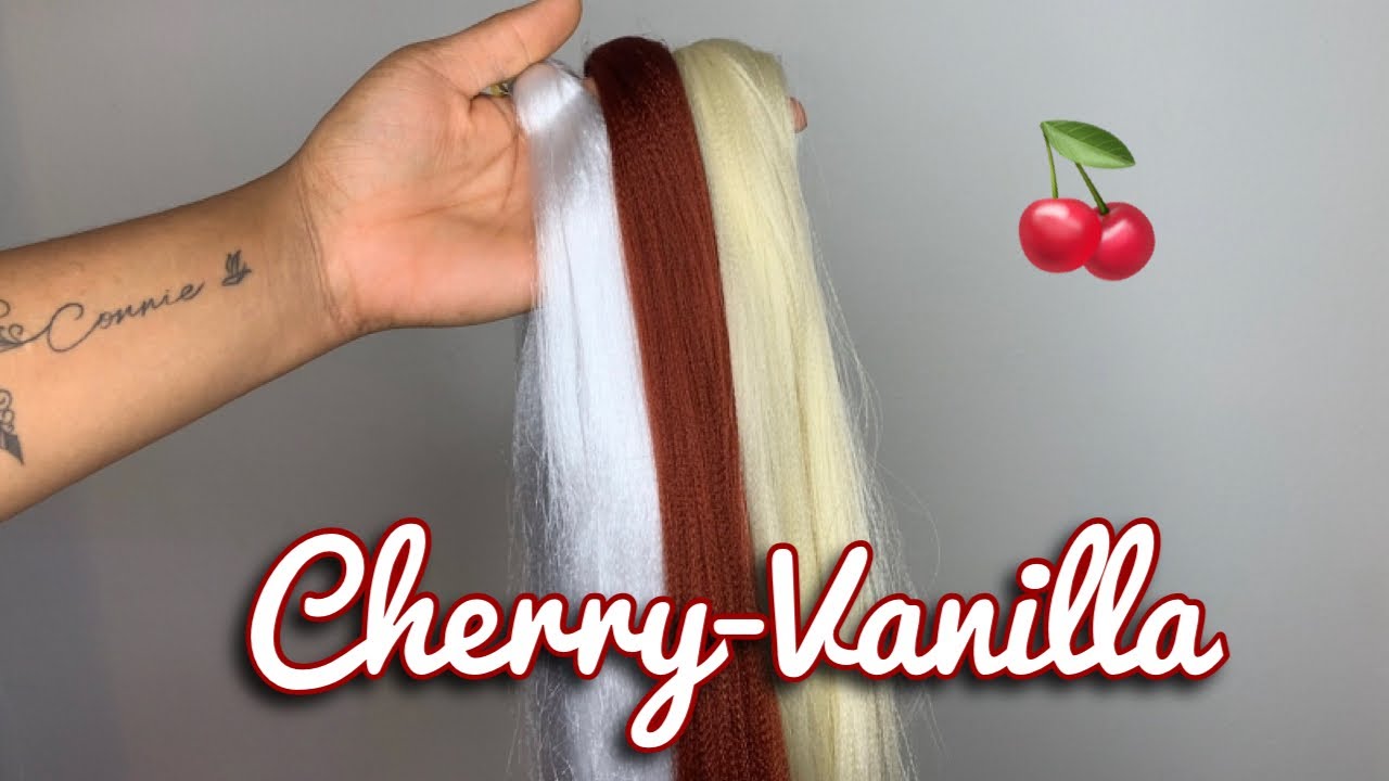 Custom Color Braiding Hair Blend | Cherry Vanilla Blend #10