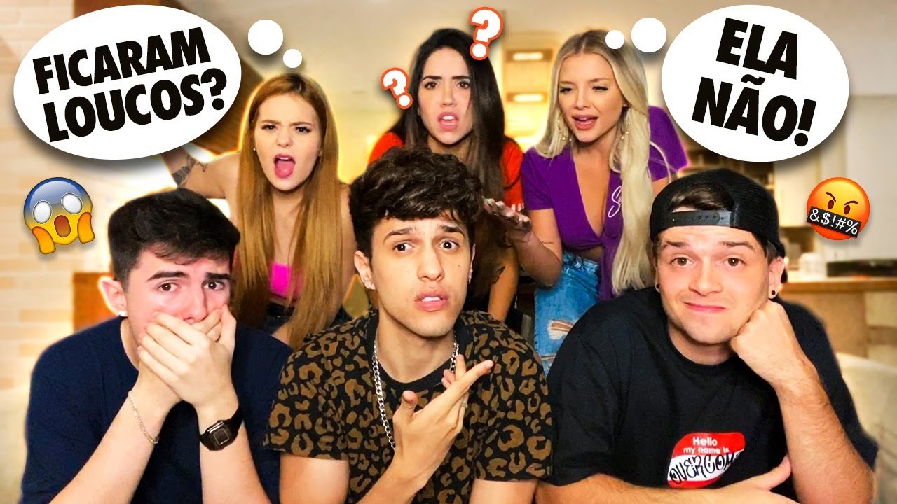 PEGO, PENSO OU PASSO COM NAMORADAS ASSISTINDO (Ft.Viih Tube, Maria Venture, Carol, Ujoazinho, Bruno)
