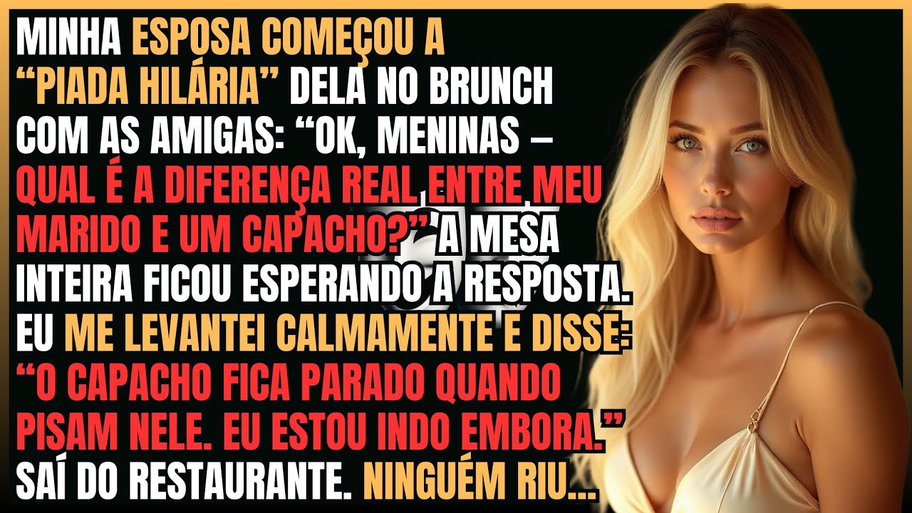 Minha Esposa Fez uma Piada de “Capacho” Pra Me Humilhar em Público — Minha Saída Calma Foi a Piada.