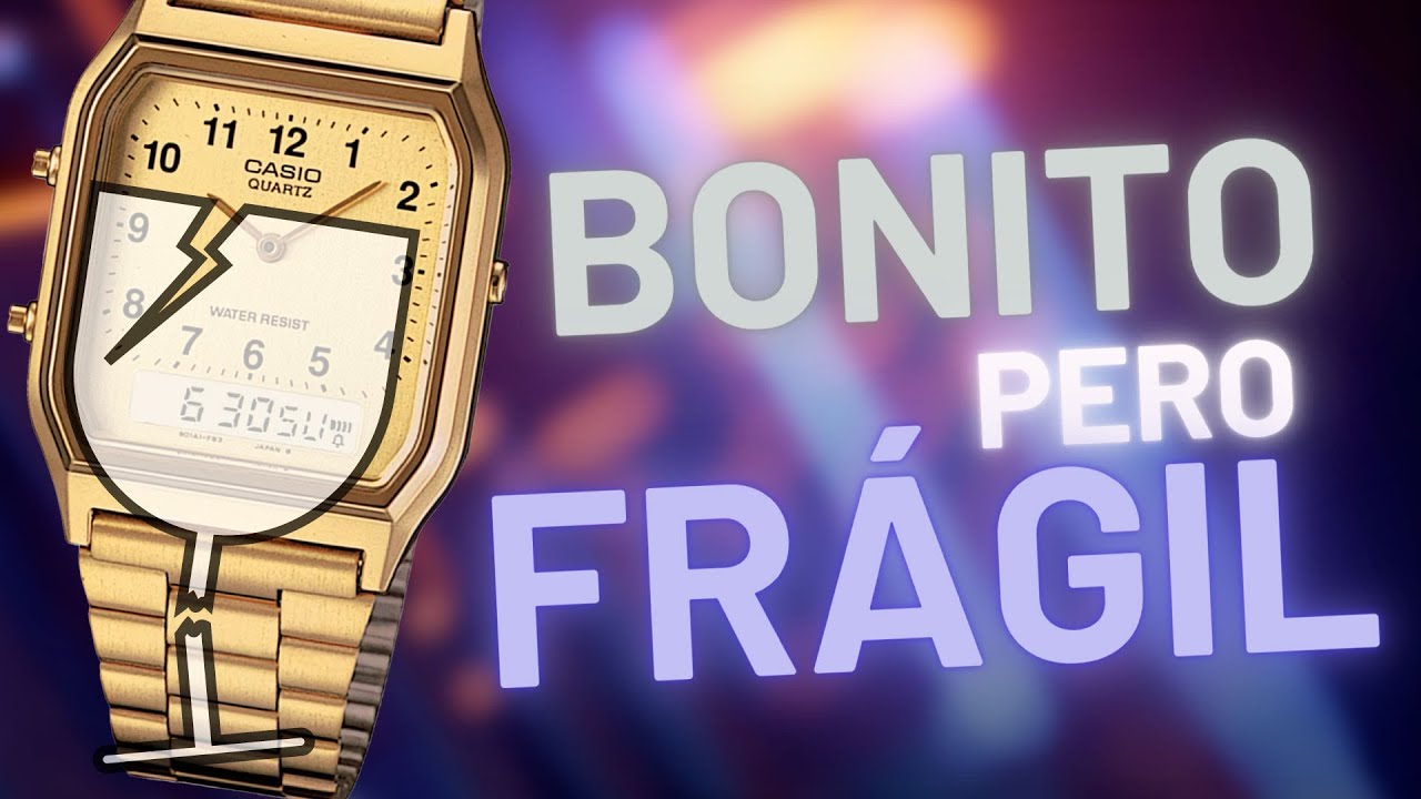 ¿EL MÁS FRÁGIL? El elegante reloj ana-digi Casio AQ-230 pero ¿DURARÁ? 🙈