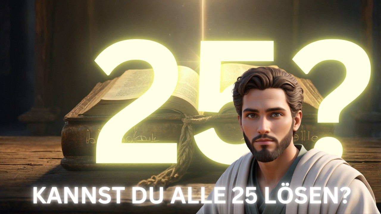 Das ultimative Bibelquiz: Kannst du alle 25 Fragen richtig beantworten?