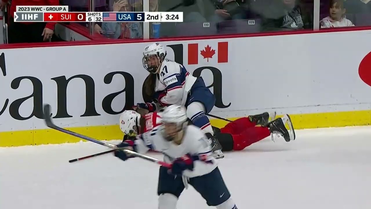 Team USA Defeats Switzerland 9-1 in Game Two of Preliminary Round | 2023 Women's Worlds.