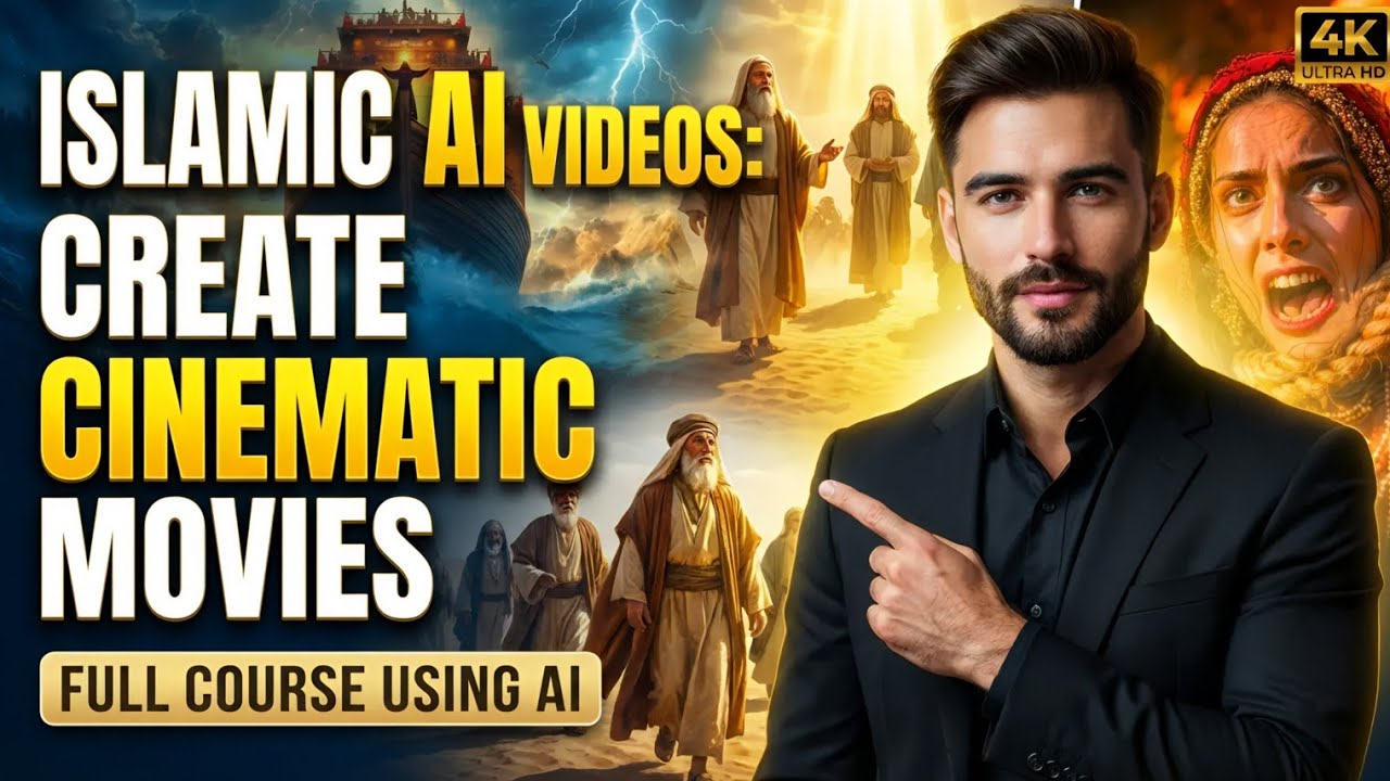 AI Se Long Video Kaise Banayen &ndash; Nano Banana Pro Brings History to Life - Islamic Video Kaise Banaye