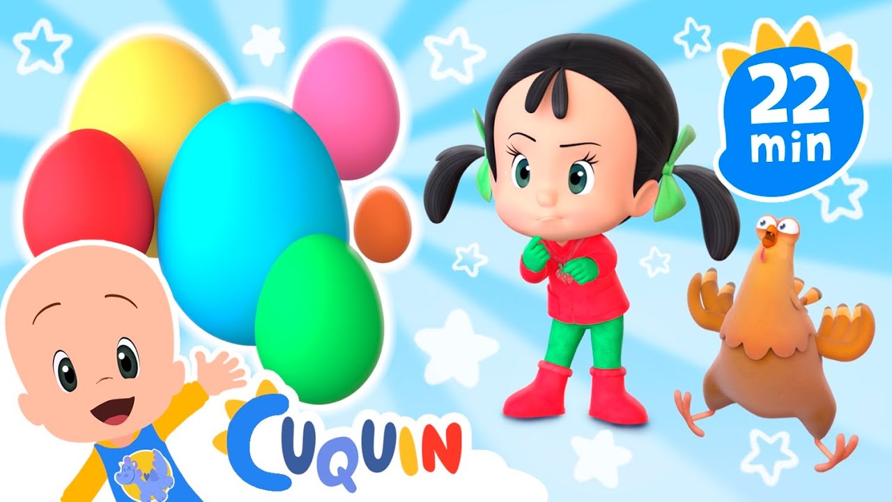 Colitas, ¿dónde está el pollito? | El cubo de formas de Cuquín y más vídeos de Cuquín