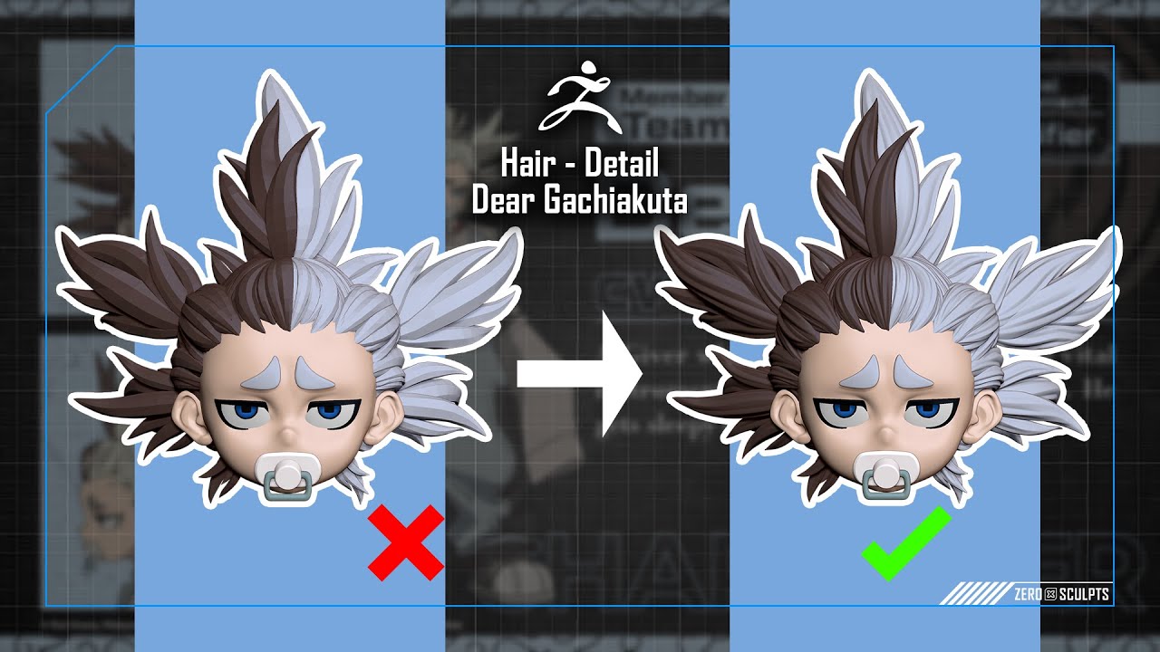 Hair - Dear Gachiakuta - Timelapse