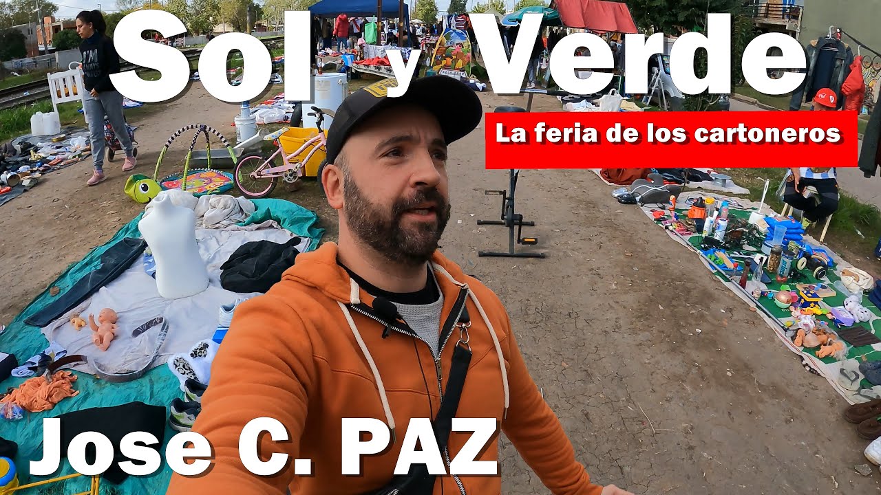 SOL Y VERDE: asi es la FERIA de los CARTONEROS |📍Jose C. Paz