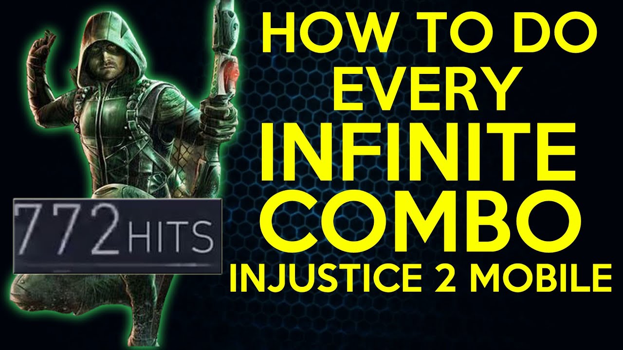 EVERY INFINITE COMBO IN INJUSTICE 2 MOBILE AND HOW TO DO IT