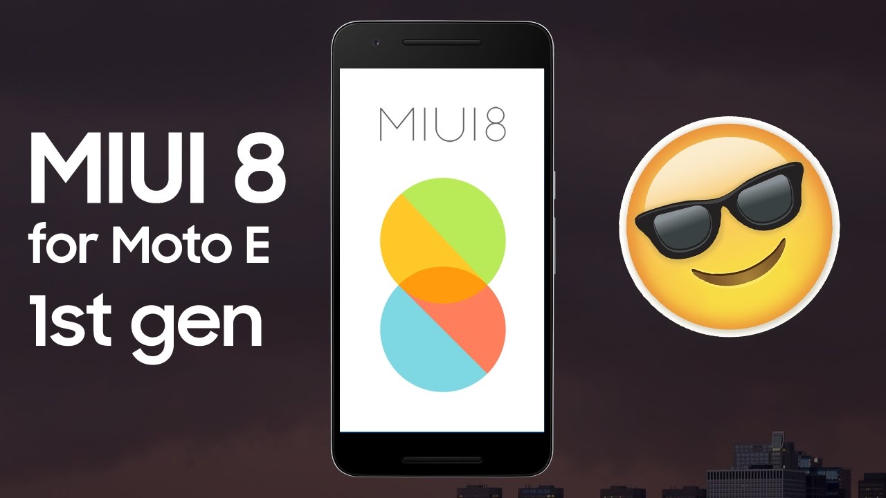 How to install MIUI 8 on Moto E 1st gen(condor)