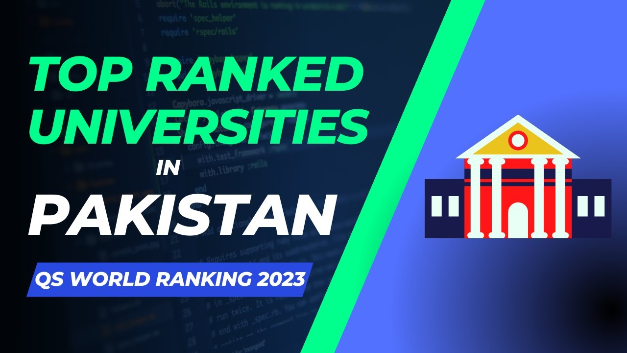 Top Ranked Universities in Pakistan according to QS World Ranking 2023