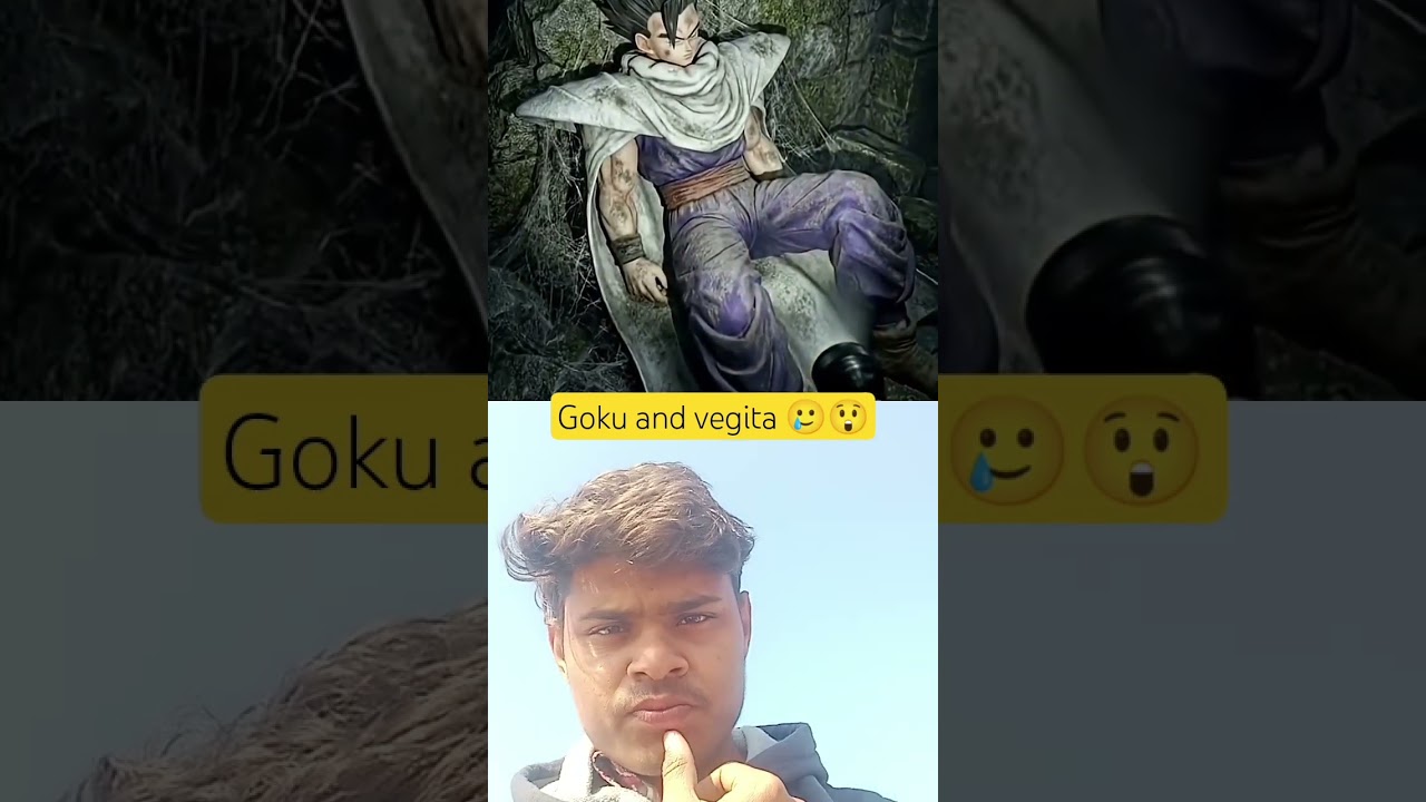 Goku and vegita 🥲😲 
