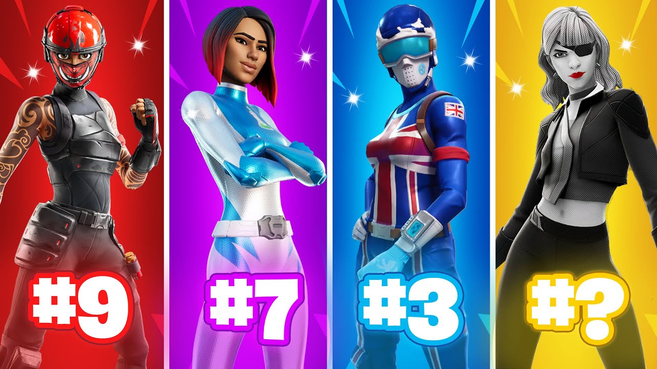 The Best TRYHARD Skins In Fortnite History!