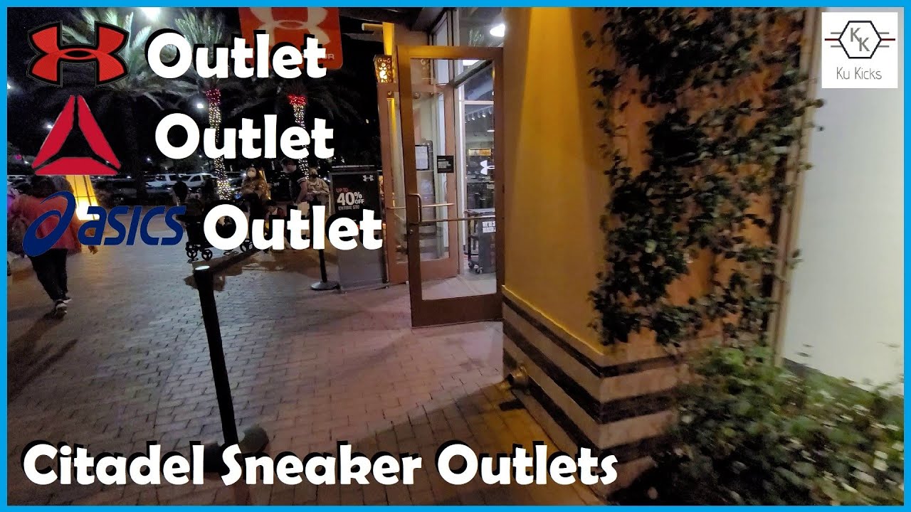 Under Armour Outlet, Reebok Outlet & Asics Outlet Visit! Citadel Sneaker Outlets