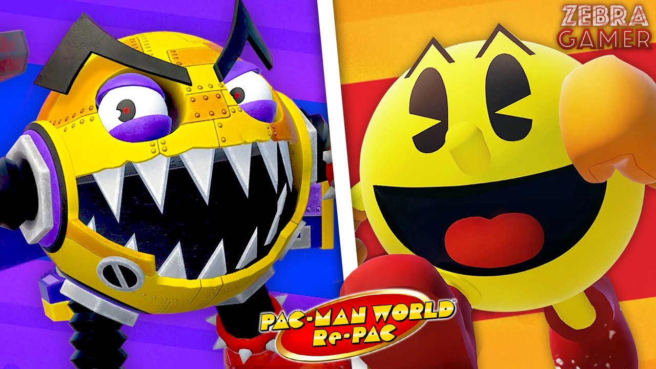 PAC-MAN WORLD Re-PAC All Bosses! - Zebratastic Moments