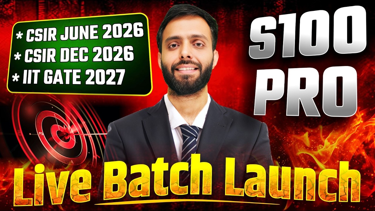 S100 Pro CSIR June 2026 Dec 2026 GATE 2027 | New Batch