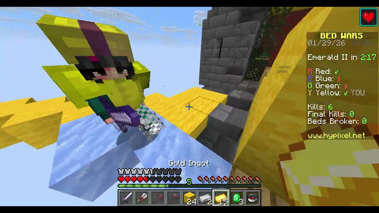 Bedwars gameplay!