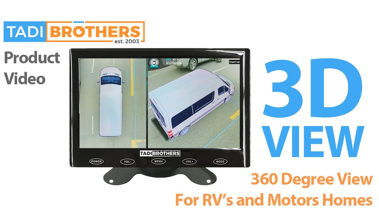 3D 360 Degree Camera System for your RV