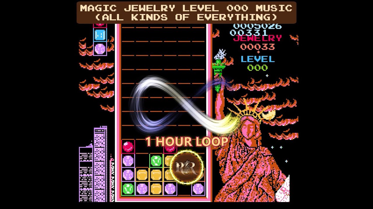 1H Loop | Magic Jewelry - All Kinds of Everything - Level 000 NES Soundtrack | Piano