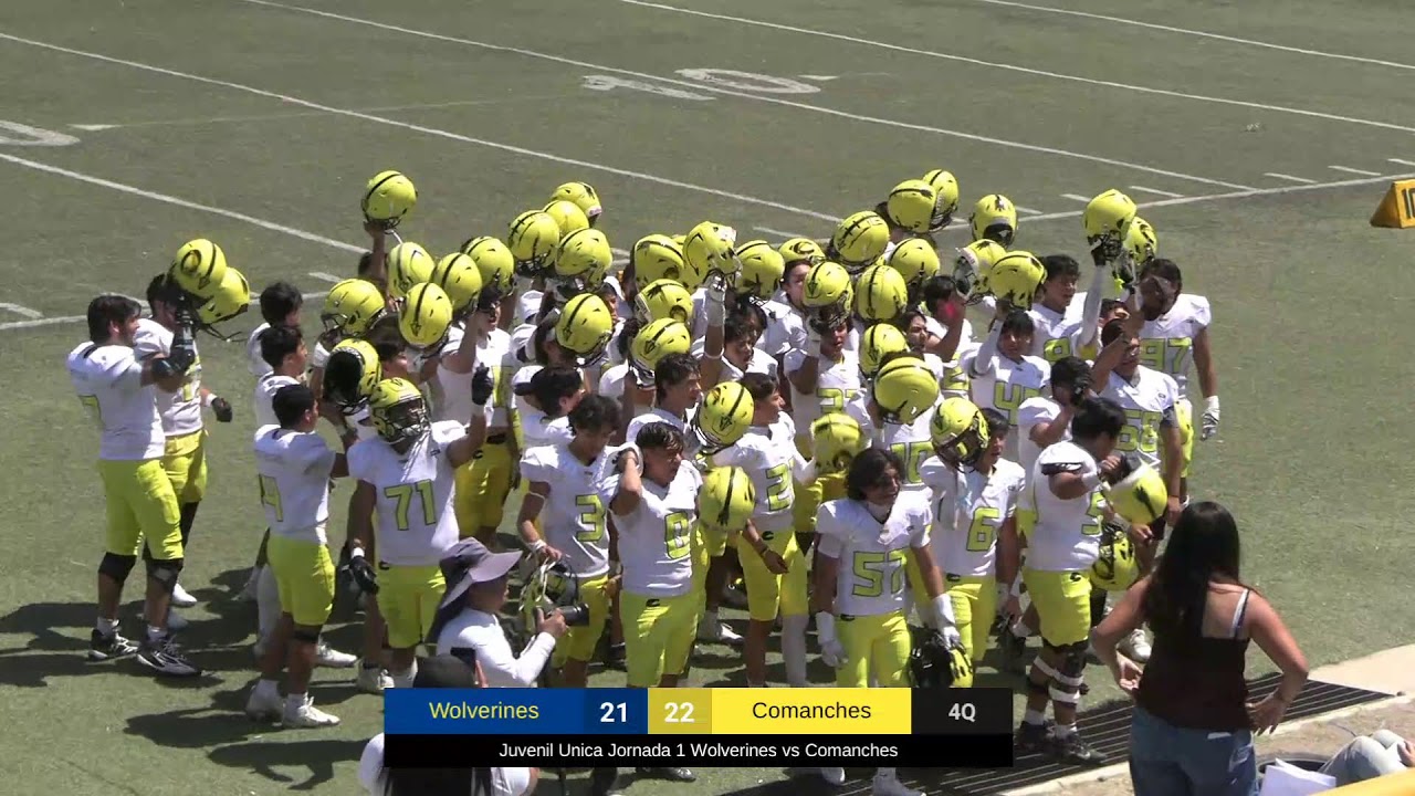 Juvenil Unica 2026 Comanches vs Wolverines