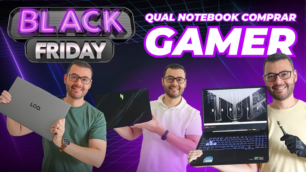 🔥Qual Notebook GAMER comprar na Black Friday 2025 | Os melhores notebooks em custo benefício