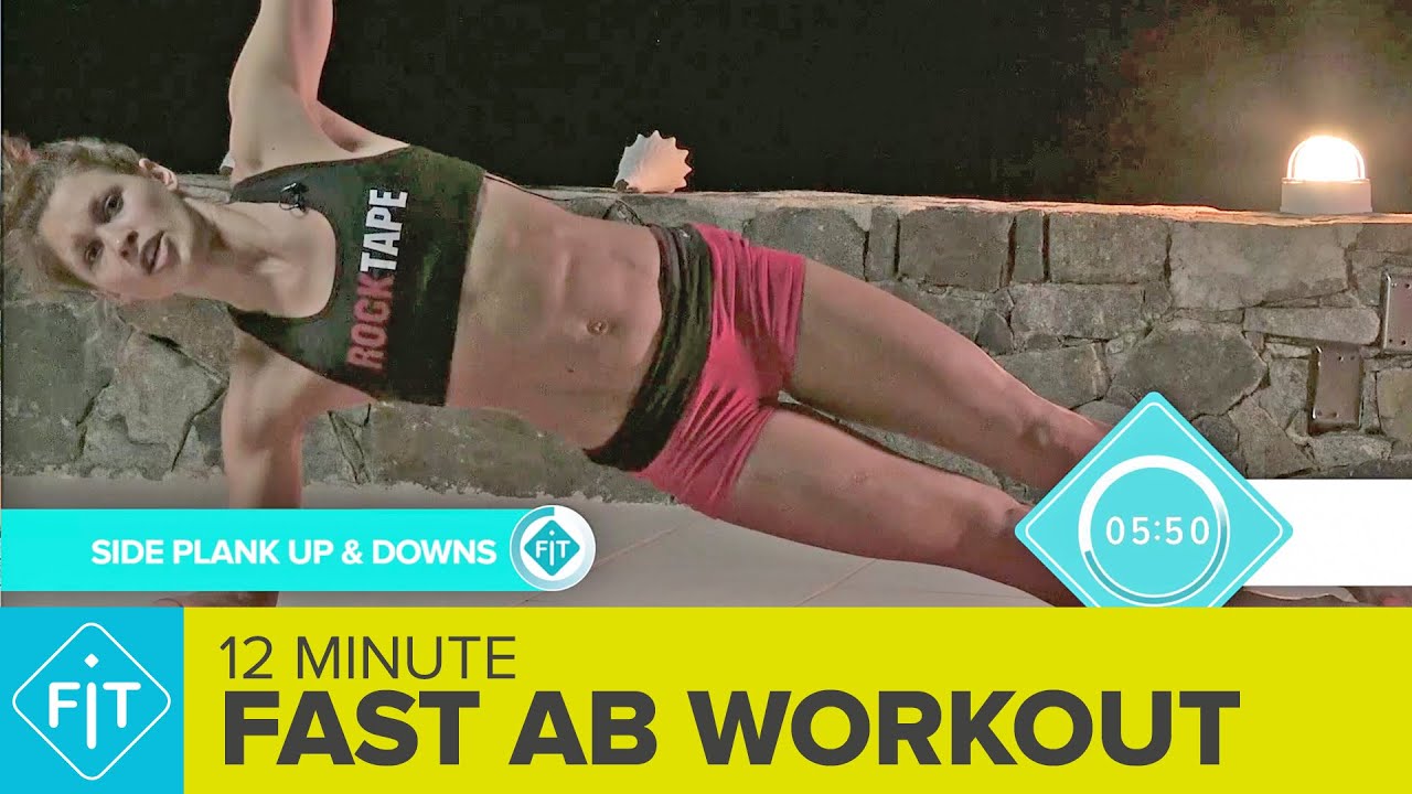 12 Minute Quick Ab Workout