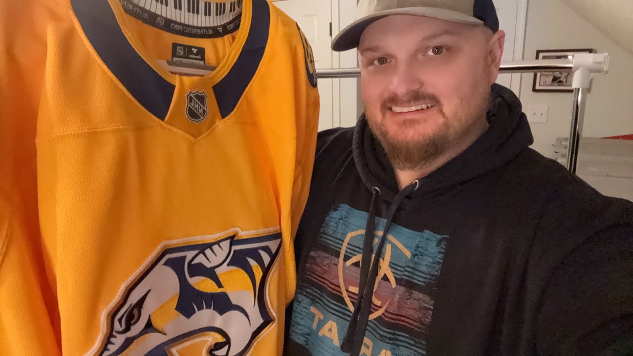 Nashville Predators “Authentic Pro” Fanatics NHL Hockey Jersey