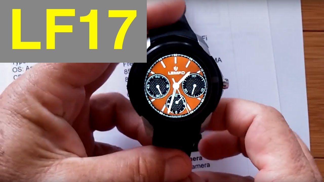 LEMFO LF17 Android 5.1 Smartwatch with microSD Support: Unboxing and First Look