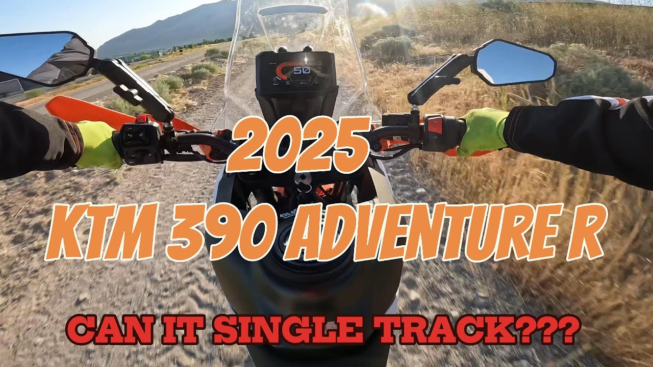 2025 KTM 390 Adventure R riding to work! These bikes are amazing!