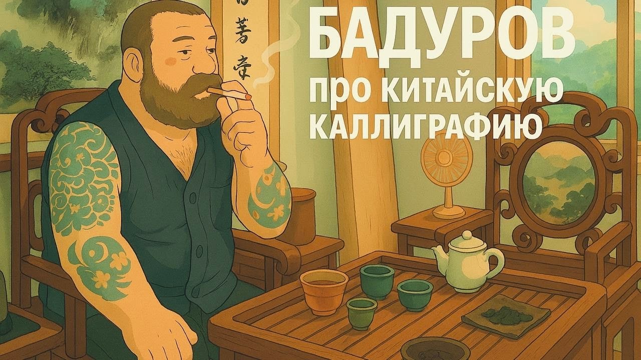 Илья Бадуров про китайскую каллиграфию