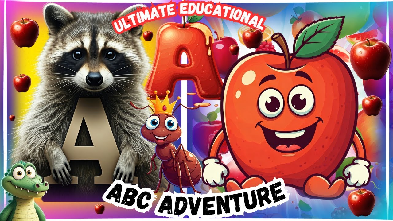 Ultimate ABC Adventure: Cars, Animals, and Christmas!A to Z Learning.