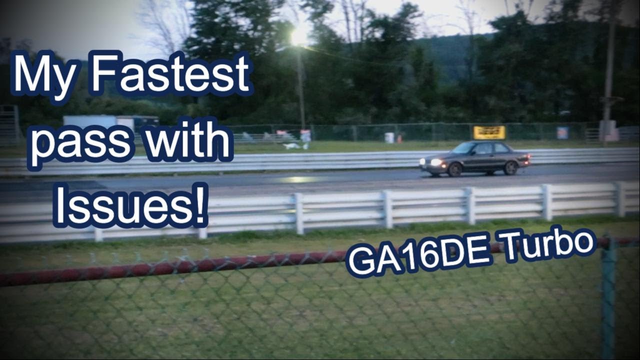 Nissan B13 1.6 Turbo Runs Personal Best at the Dragstrip