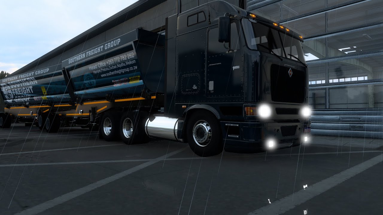 Euro Truck Simulator 2 | International Eagle 9800i by lucas | Side Tiipers African Style | Promods