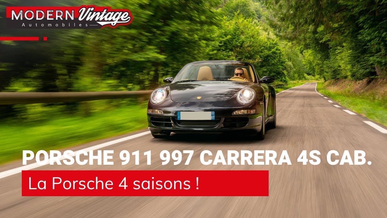 Porsche 911 997 Carrera 4S Cabriolet : La Porsche 4 saisons !