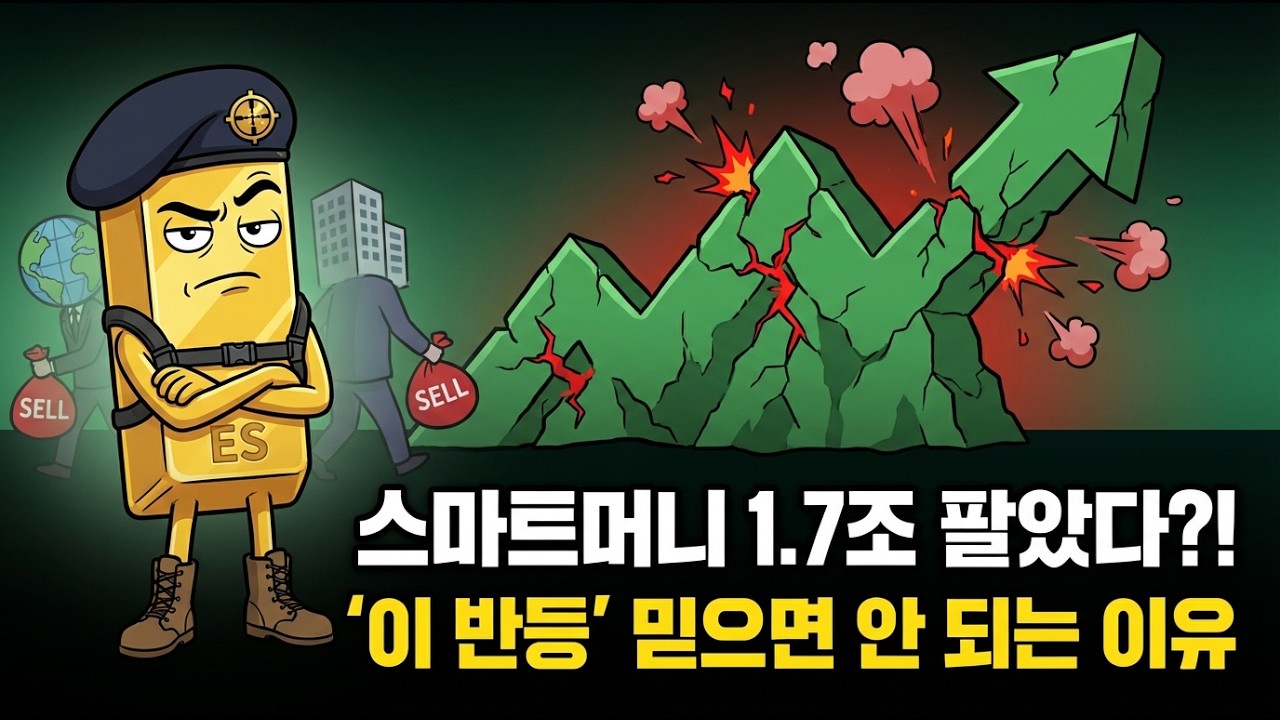 코스피 +10% 반등, 진짜일까? | 스마트머니는 오히려 1.7조 팔았습니다
