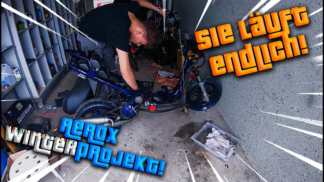 Yamaha Aerox Läuft ENDLICH! Yamaha Aerox Tuning Projekt! | (31/36) @LuisBrygala