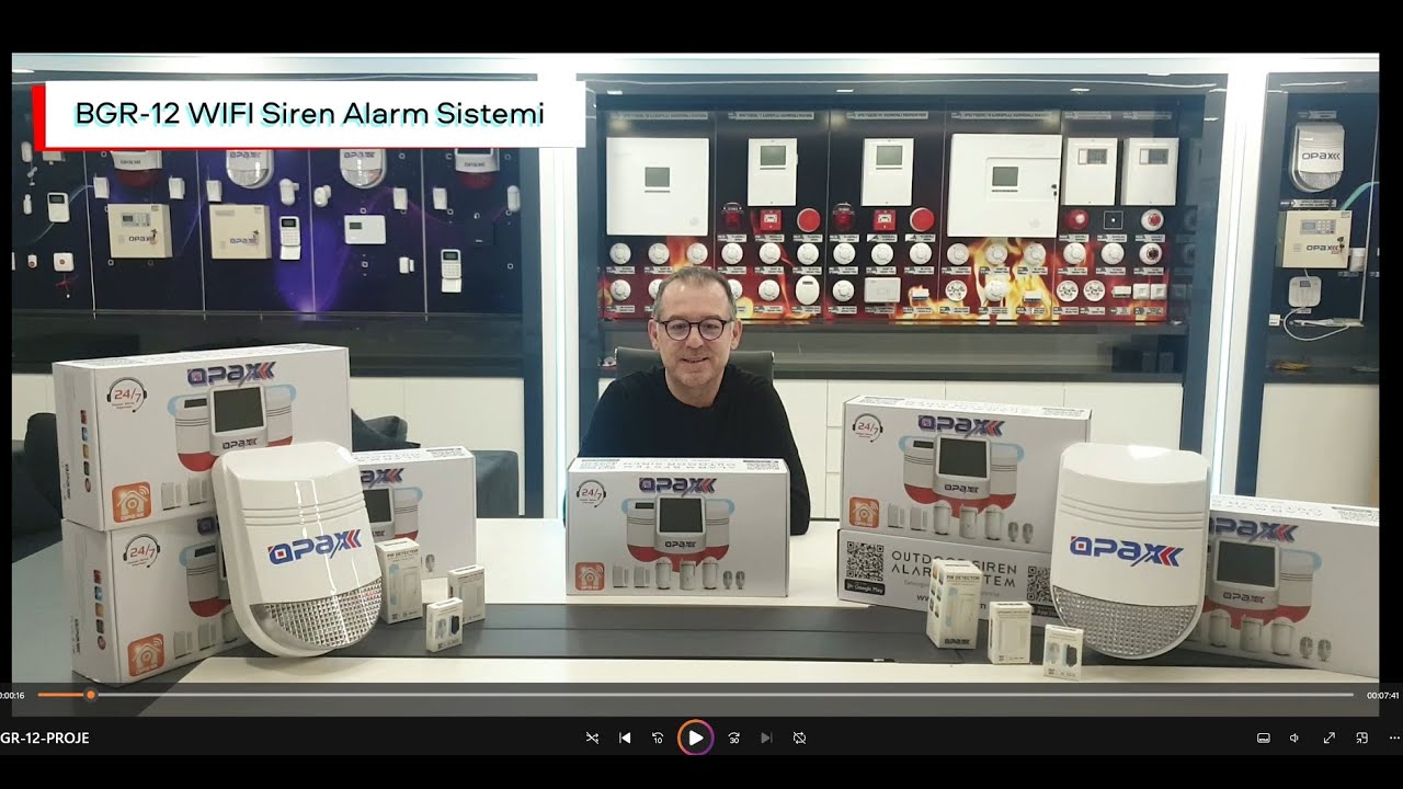 BGR-12 WIFI Kablosuz Alarm Sistemi