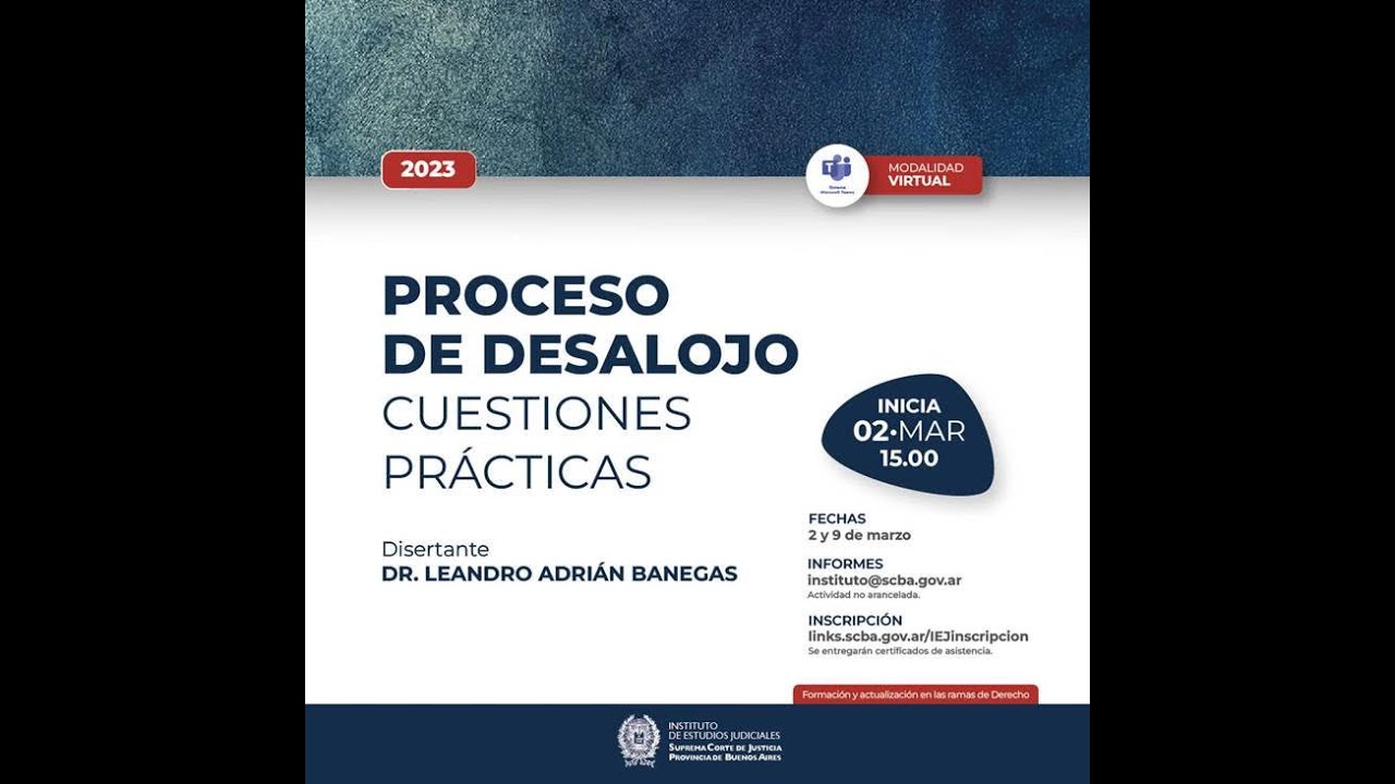 PROCESO DE DESALOJO II