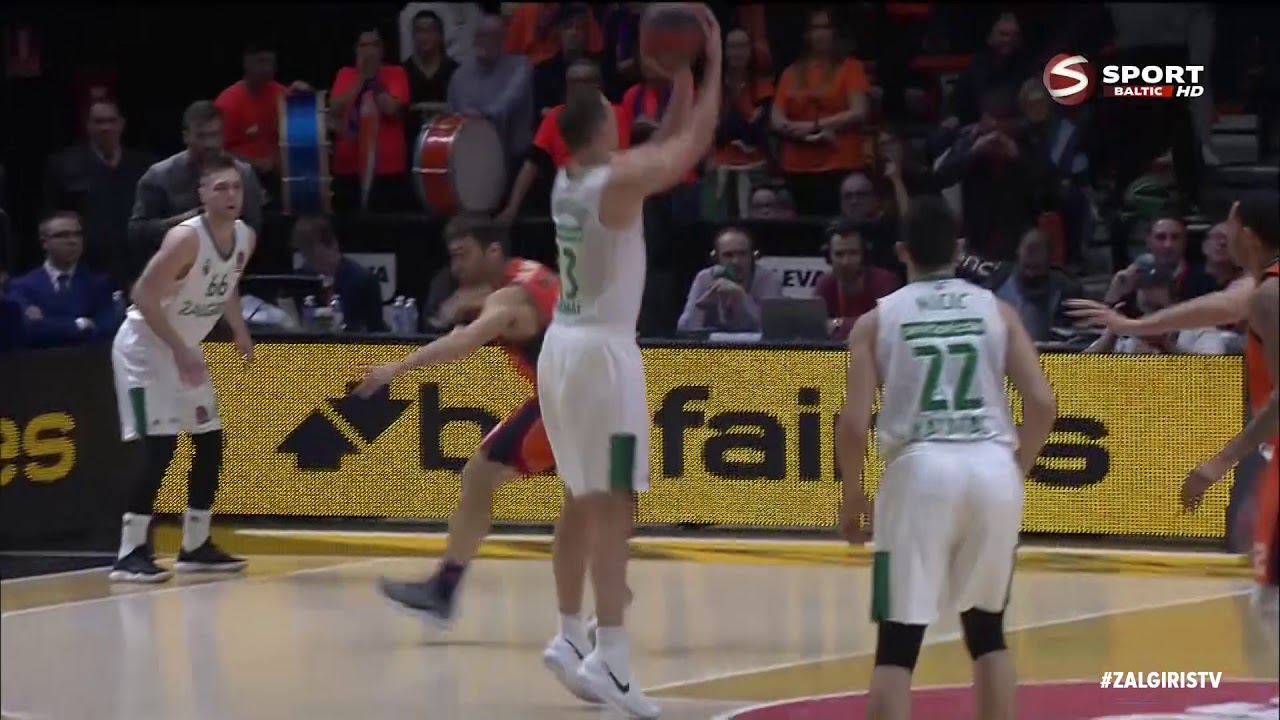 Paulius Jankūnas (2017.12.21) 11 points and 11 rebounds