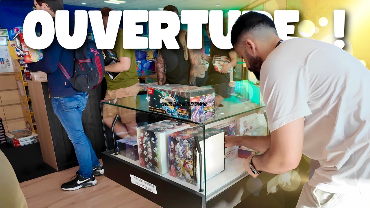 Pokémon - Ouverture officielle de la Boutique LA CARTE RARE