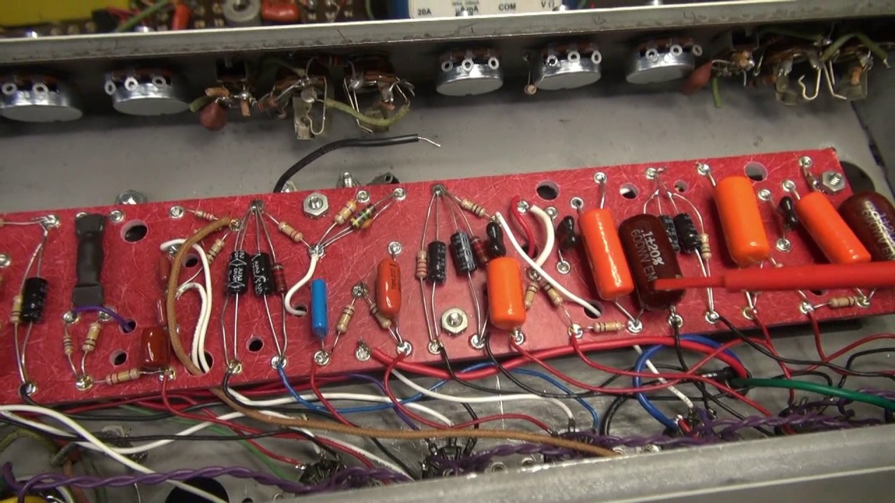 Gibson saturn GA-45 RVT Tube guitar amp repair Fender Mod D-lab Part 2