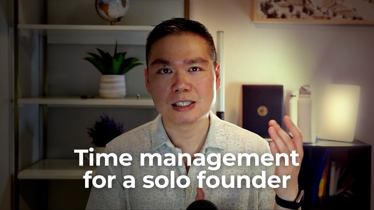 Time management for a solo founder