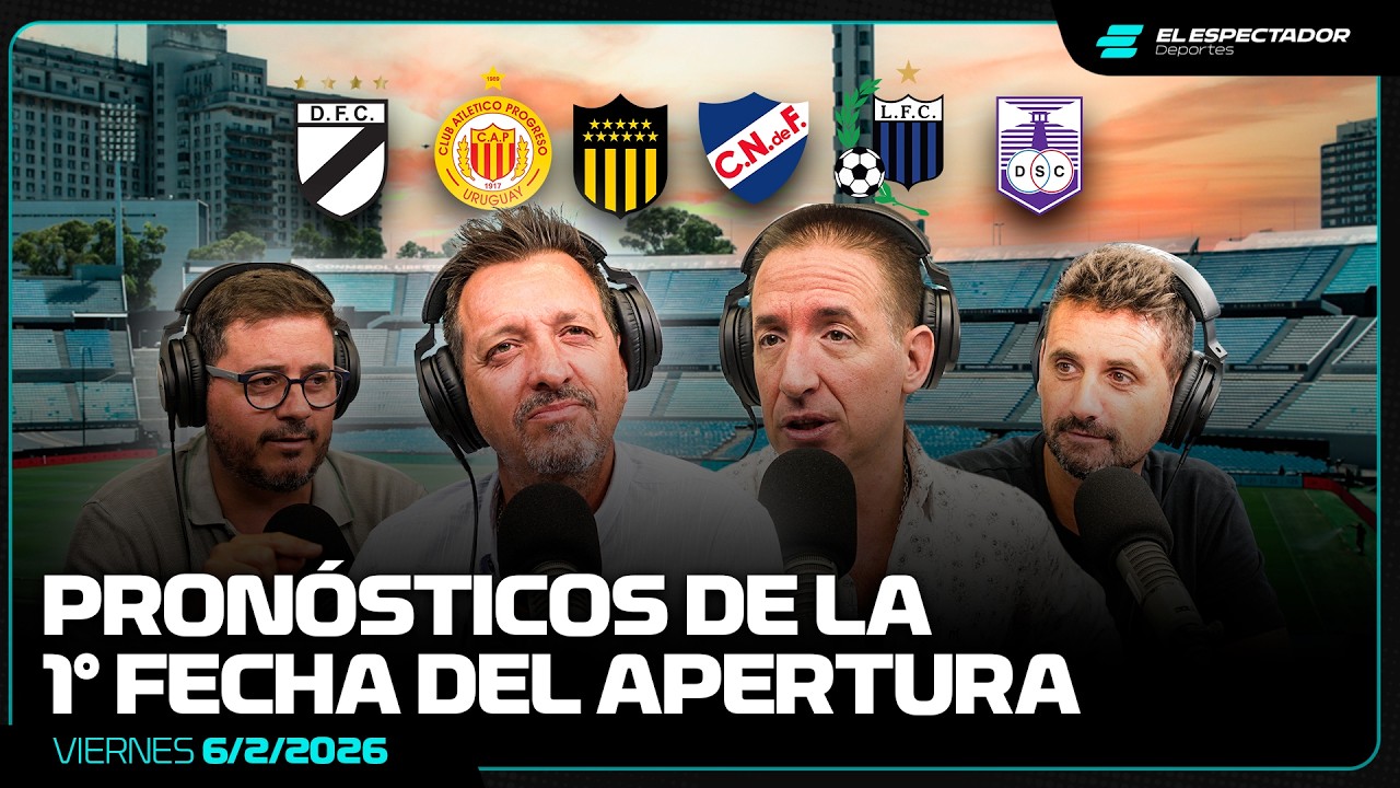 PRONÓSTICOS DE LA FECHA 1 DEL TORNEO APERTURA | 6/2/2026