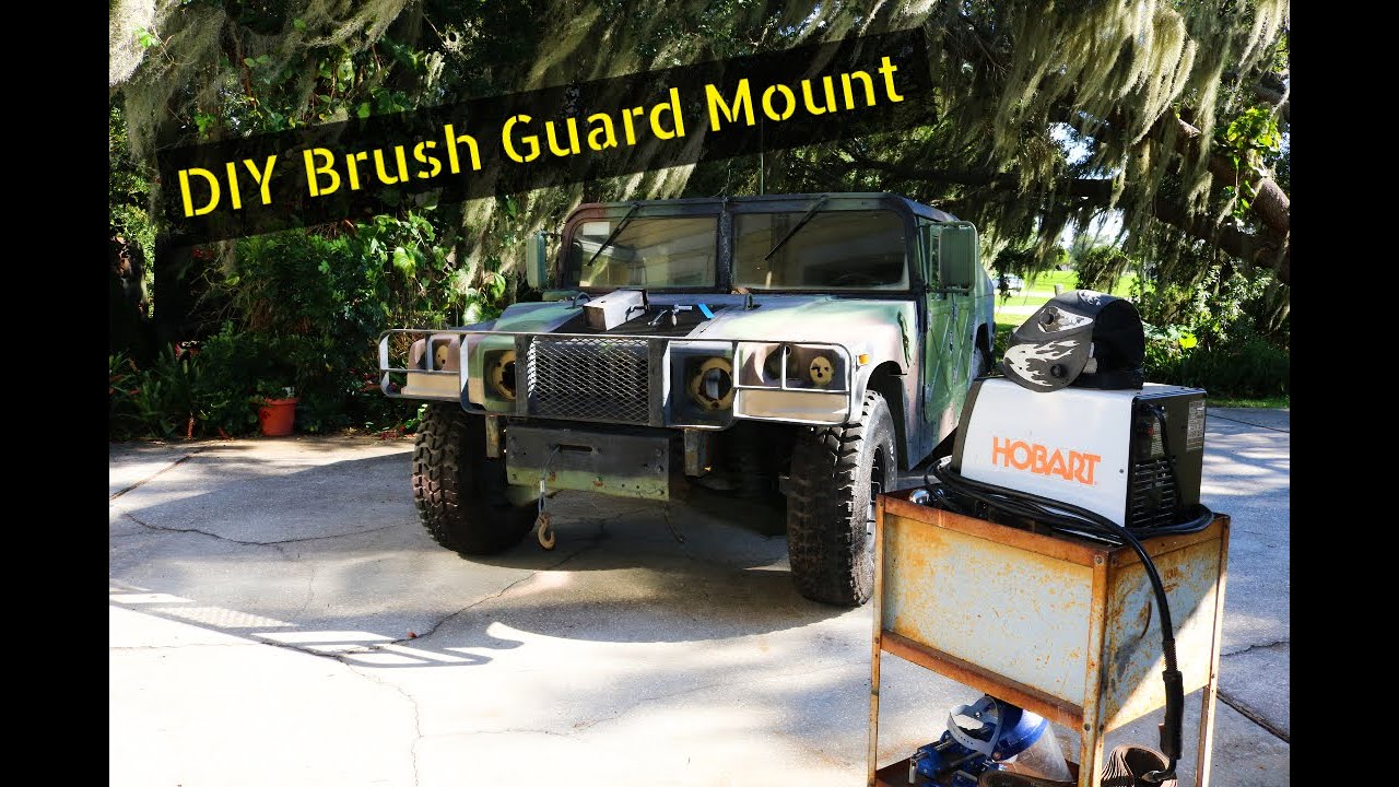 Humvee Build - Installing BRUSH GUARD MOUNTS FOR YOUR HMMWV